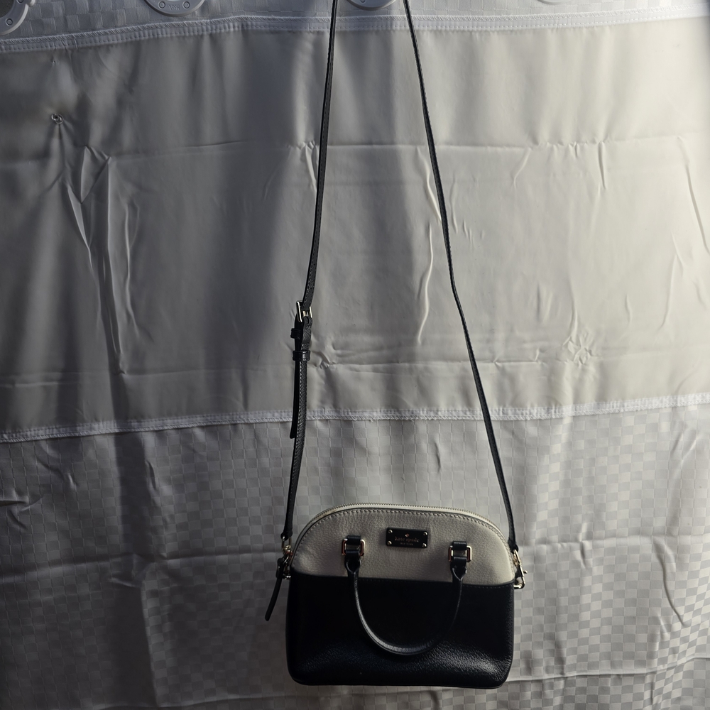 Kate Spade Black and Cream Crossbody Bag